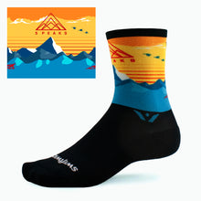 Load image into Gallery viewer, Swiftwick 5 Peaks Multi-colored Socks