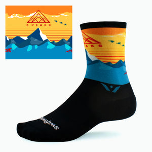 Swiftwick 5 Peaks Multi-colored Socks